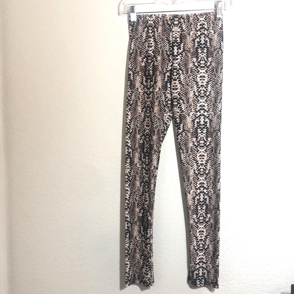 Mara Hoffman Swim Python Print Leggings Small - image 1